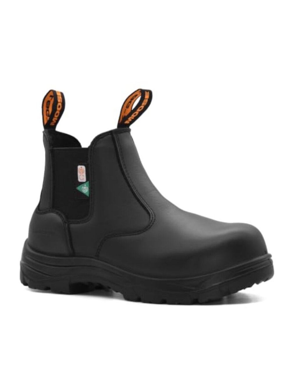 CSA Approved Composite Toe Leather Chelsea Work Boots - Lightweight Safety
